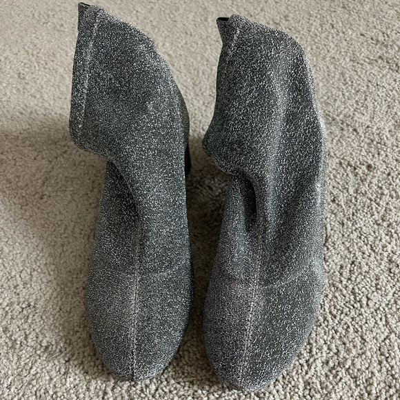 Zara Sparkly Booties Heels - Picture 3 of 9